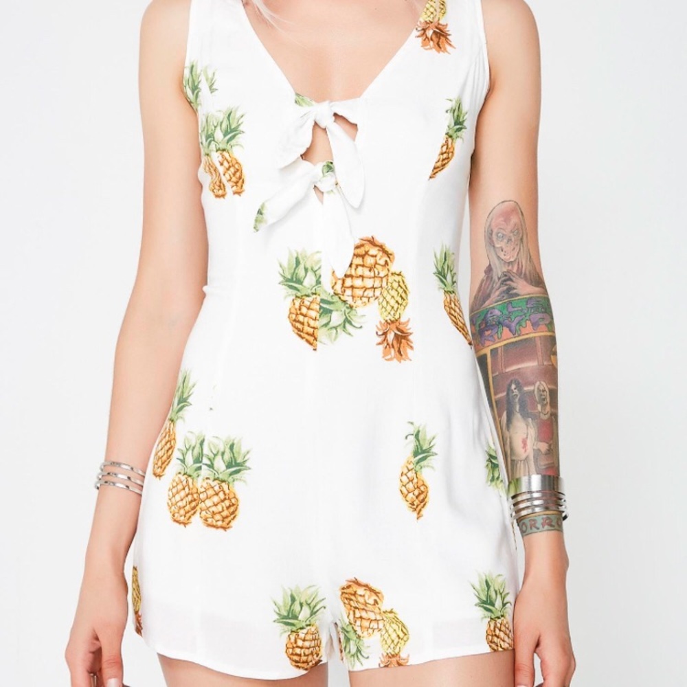 Tropical Pineapple Romper